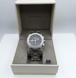 Buy Shop Burberry Utilitarian Chronograph Black Dial Silver Steel Strap Watch For Men - BU9800 USA Online