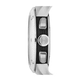 Buy Shop Burberry Utilitarian Chronograph Black Dial Silver Steel Strap Watch For Men - BU9800 USA Online