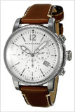 Buy Shop Burberry Utilitarian Chronograph White Dial Brown Leather Strap Watch for Men - BU7817 USA Online