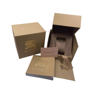 Buy Shop Burberry Utilitarian Chronograph White Dial White Leather Strap Watch for Women - BU7821 USA Online