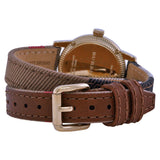 Buy Shop Burberry Utilitarian White Dial Multicolor Leather Strap Watch for Women - BU7851 USA Online