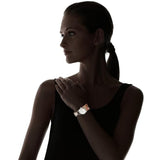 Buy Shop Burberry Utilitarian White Dial Multicolor Leather Strap Watch for Women - BU7849 USA Online