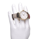 Buy Shop Burberry Utilitarian White Dial Multicolor Leather Strap Watch for Women - BU7853 USA Online