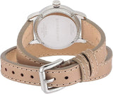 Buy Shop Burberry Utilitarian White Dial Pink Leather Strap Watch for Women - BU7847 USA Online