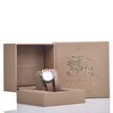 Buy Shop Burberry Utilitarian White Dial Pink Leather Strap Watch for Women - BU7847 USA Online