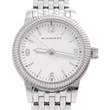 Buy Shop Burberry Utilitarian White Dial Silver Steel Strap Watch for Women - BU7856 USA Online