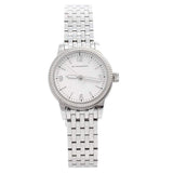Buy Shop Burberry Utilitarian White Dial Silver Steel Strap Watch for Women - BU7856 USA Online