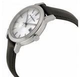 Buy Shop Burberry The City White Dial Black Leather Strap Watch for Women - BU9206 USA Online