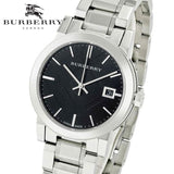 Buy Shop Burberry The City Black Dial Silver Steel Strap Watch for Women - BU9101 USA Online