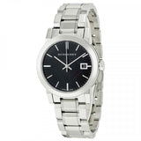 Buy Shop Burberry The City Black Dial Silver Steel Strap Watch for Women - BU9101 USA Online