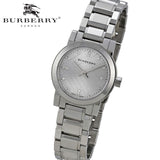 Buy Shop Burberry The City Silver Diamonds Dial Silver Steel Strap Watch for Women - BU9230 USA Online