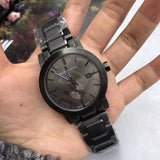 Buy Shop Burberry The City Black Dial Black Steel Strap Watch for Men - BU9902 USA Online