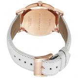 Buy Shop Burberry The City White Dial White Leather Strap Watch for Women - BU9012 USA Online