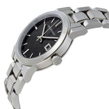 Buy Shop Burberry The City Black Dial Silver Steel Strap Watch for Women - BU9101 USA Online