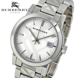Buy Shop Burberry The City White Dial Silver Steel Strap Watch for Women - BU9144 USA Online