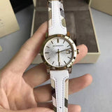Buy Shop Burberry The City White Dial White Leather Strap Watch for Women - BU9110 USA Online