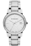 Buy Shop Burberry The City White Dial Silver Steel Strap Watch for Women - BU9100 USA Online
