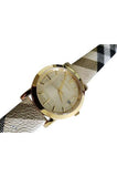 Buy Shop Burberry Heritage Silver Dial Leather Strap Watch for Women - BU1398 USA Online