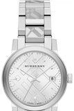 Buy Shop Burberry The City White Dial Silver Steel Strap Watch for Women - BU9144 USA Online