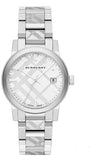 Burberry The City Silver Dial Silver Steel Strap Watch for Men - BU9037