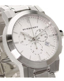 Burberry The City Silver Dial Silver Steel Strap Watch for Men - BU9900