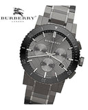 Buy Shop Burberry The City Grey Dial Gunmetal Grey Steel Strap Watch for Men - BU9381 USA Online