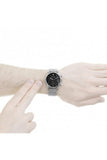 Buy Shop Emporio Armani Luigi Chronograph Black Dial Silver Mesh Bracelet Watch For Men - AR1811 USA Online