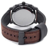 Buy Shop Fossil Forrester Chronograph White Dial Brown Leather Strap Watch for Men - FS5696 USA Online