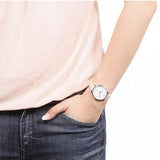 Buy Shop Fossil Jacqueline White Dial Beige Leather Strap Watch for Women - ES3793 USA Online