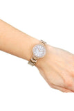 Buy Shop Fossil Virginia White Dial Rose Gold Steel Strap Watch for Women - ES3284 USA Online