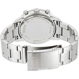 Fossil Townsman White Dial Silver Steel Strap Watch for Men - FS5346