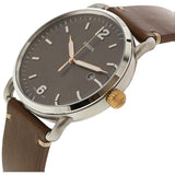 Buy Shop Fossil Commuter Grey Dial Brown Leather Strap Watch for Men - FS5417 USA Online