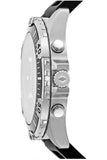 Buy Shop Fossil Garrett Chronograph Black Dial Black Rubber Strap Watch for Men - FS5624 USA Online