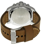 Buy Shop Fossil Modern Machine White Dial Brown Leather Strap Watch for Men - FS4929 USA Online
