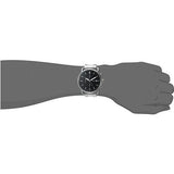 Buy Shop Fossil The Commuter Black Dial Silver Steel Strap Watch for Men - FS5391 USA Online
