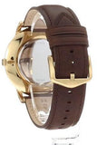 Buy Shop Fossil The Minimalist White Dial Brown Leather Strap Watch for Men - FS5397 USA Online