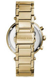 Buy Shop Michael Kors Parker Chronograph Green Dial Gold Steel Strap Watch for Women - MK6263 USA Online