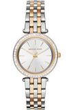 Buy Shop Michael Kors Darci White Dial Two Tone Steel Strap Watch for Women - MK3323 USA Online