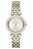 Buy Shop Michael Kors Darci Silver Dial Two Tone Steel Strap Watch for Women - MK3405 USA Online