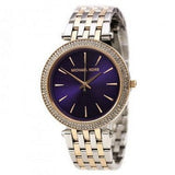 Buy Shop Michael Kors Darci Purple Dial Two Tone Steel Strap Watch for Women - MK3353 USA Online