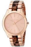 Buy Shop Michael Kors Runway Rose Gold Dial Two Tone Steel Strap Watch for Women - MK4301 USA Online