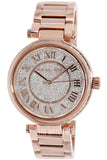 Buy Shop Michael Kors Skylar Rose Gold Dial Rose Gold Steel Strap Watch for Women - MK5868 USA Online
