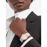 Buy Shop Bvlgari Bvlgari Bvlgari Lady Diamonds Silver Dial Silver Steel Strap Watch for Women - BVLGARI103577 USA Online