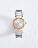 Buy Shop Bvlgari Bvlgari Bvlgari Lady Diamonds Silver Dial Silver Steel Strap Watch for Women - BVLGARI103577 USA Online