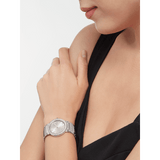 Buy Shop Bvlgari Bvlgari Bvlgari Lady Diamonds Silver Dial Silver Steel Strap Watch for Women - BVLGARI103696 USA Online