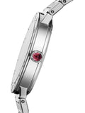 Buy Shop Bvlgari Bvlgari Bvlgari Lady Diamonds Silver Dial Silver Steel Strap Watch for Women - BVLGARI103696 USA Online