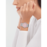 Buy Shop Bvlgari Bvlgari Bvlgari Quartz Pink Dial Silver Steel Strap Watch for Women - BVLGARI103711 USA Online
