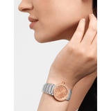 Buy Shop Bvlgari Bvlgari Bvlgari Resort Limited Edition Diamonds Gold Dial Silver Steel Strap Watch for Women - BVLGARI103682 USA Online