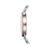 Buy Shop Bvlgari Bvlgari Bvlgari Resort Limited Edition Diamonds Gold Dial Silver Steel Strap Watch for Women - BVLGARI103682 USA Online