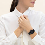 Buy Shop Bvlgari Bvlgari Lady Black Dial Black Steel Strap Watch for Women - BVLGARI103557 USA Online